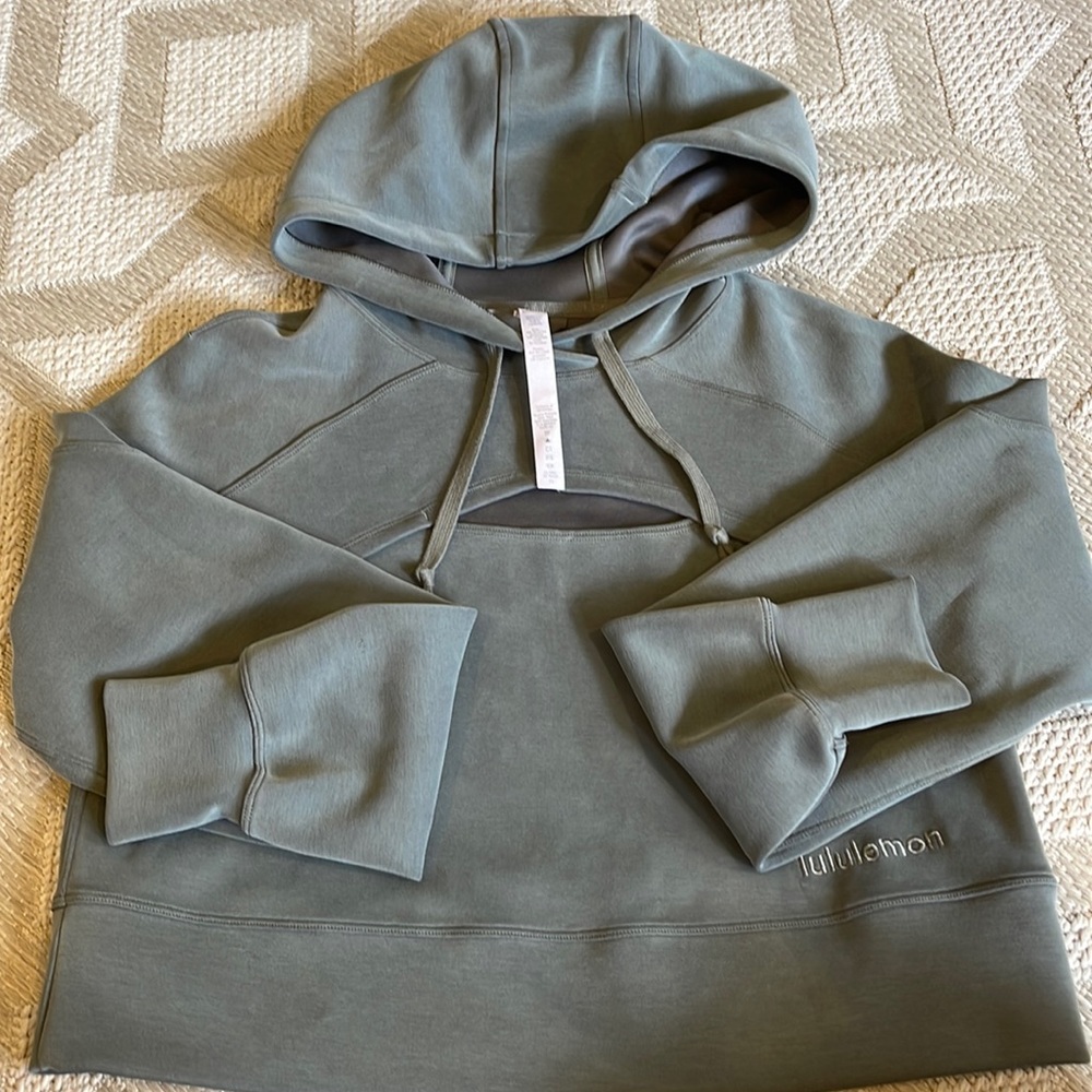 Lululemon Get Centred Crop Hoodie size 4